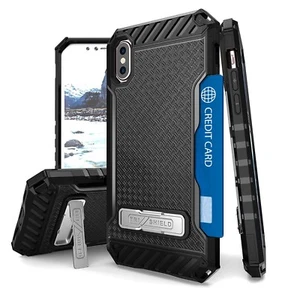 Shockproof Multi-Layer Case w/Card Slot+Stand Cover for for iPhone X / XS - Picture 1 of 31
