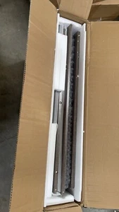 Pre-Owned Dog Crate Furniture Indoor Double Doors Wooden Cage & Cushion Gray - Picture 1 of 9