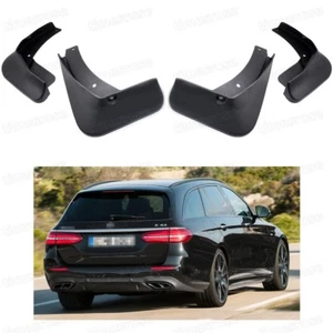 Car Mud Flaps Splash Guard Fender Mudguard for Mercedes E43 AMG Estate 2017 2018 - Picture 1 of 9