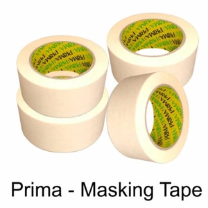 PRIMA  Masking Tape 48mm X 50m Indoor/Outdoor General Purpose Decorating NEW - Picture 1 of 2