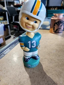 Miami Dolphins Ceramic Bobblehead No Box (MM T-1) - Picture 1 of 3