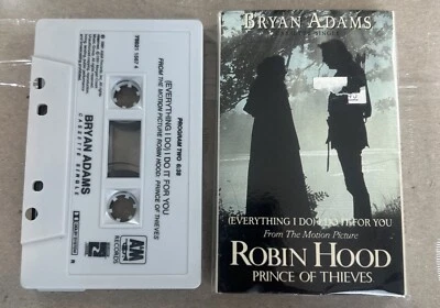 Bryan Adams Cassette Single Everything I Do, I Do It For You Robin Hood TESTED Foto 1 de 4