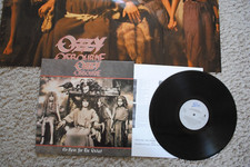 1 X VINYL FIRST PRESS OZZY OSBOURNE NO REST FOR THE + POSTER 1988 black sabbath