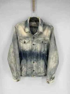 Diesel Vintage Distressed Denim Jacket Men's 2XL Faded Wash Style - Picture 1 of 14