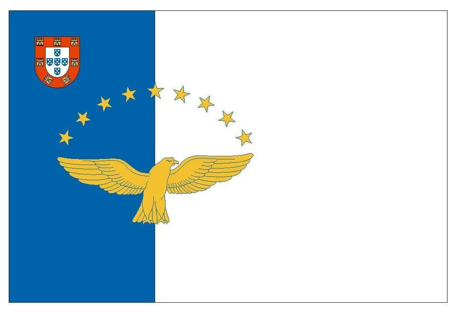 WINTER PARK PRODUCTS Azores Flag Sticker Decal F44