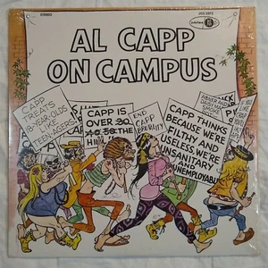 CRANIUM'S Al Capp ON CAMPUS sunday funnies original lp NM shrink lil' Abner - Picture 1 of 5