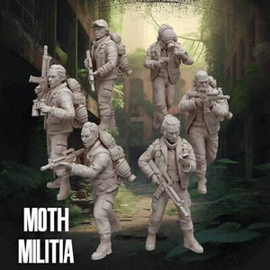Moth Miltia - Outbreak Survival - Set of 6 | DnD Miniatures | Tabletop Gaming | - Picture 1 of 1