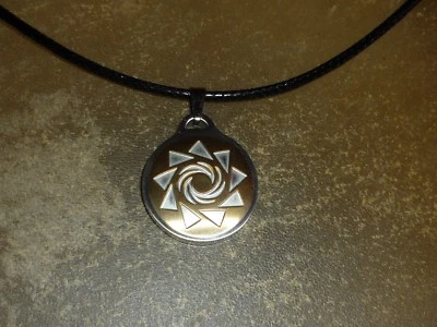 ANHAENGER EDELSTAHL MAGNETSCHMUCK vergoldet BLUME zum  SCHNAEPPCHENPREIS - Bild 1 von 4