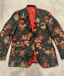 One button floral Blazer S - Picture 1 of 4