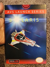 SOLARIS AVS Launch Series Nintendo NES 2016 RetroUSB New Seal Sticker Intact!
