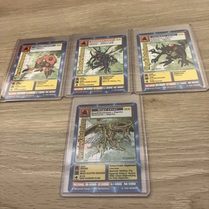 Digimon Card HerculesKabuterimon 1st Ed Holo 1999 And Rookie Tentomon-Mega Level - Picture 1 of 23