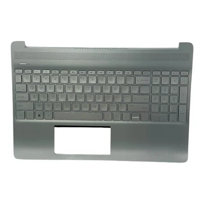 NEW For HP Pavilion 15-DY 15-EQ 15-EF 15S-FQ 15S-FR Palmrest Cover Keyboard - Image 1 of 4