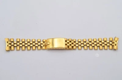 Pulseira Rolex Jubilee 20 mm para relógio masculino ouro maciço 18K 750 52 gramas 1601 - Imagem 1 de 3