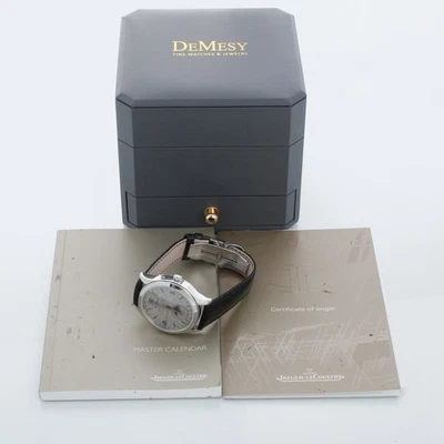 Reloj Jaeger LeCoultre Q1558421 Calendario Maestro Meteorito Acero con Papeles Foto 1 de 4