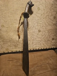 VTG VERY RARE HAND MADE AND CARVED IN PHILIPPINE SWORD ONLY (NO SCABBARD) - Picture 1 of 15