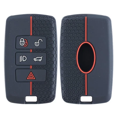 Funda de silicona con 5 botones para llave de coche para Land Rover Discovery Freelander Jaguar Foto 1 de 4