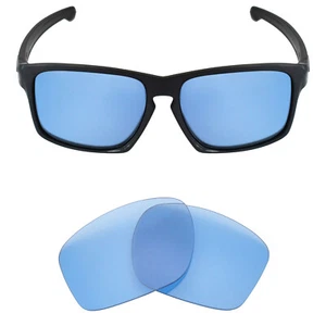hdhut POLARIZED Replacement Lenses for-Oakley Sliver Sunglasses HD Blue - Picture 1 of 6