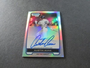 2012 Bowman Chrome Austin Aune 1st Prospect Autograph #BCA-AAU Refractor - Picture 1 of 2