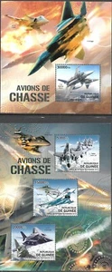 GUINEE - 2012 MNH "Aviones militares de la Segunda Guerra Mundial" ¡Dos hojas de recuerdo!!!! - Imagen 1 de 1