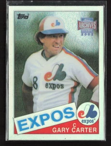2002 Topps Reserve #17 Gary Carter Refractor - Picture 1 of 2
