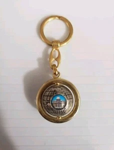 Italia Roma Globo Llavero Movible Vintage Estate  - Imagen 1 de 8