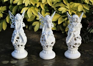 Garden Ornaments Fairy Angel Cherub Home Decor Sculpture 22cm - Picture 1 of 7