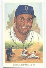 DODGER HOFer ROY CAMPANELLA  unsigned Perez Steele CELEBRATION Card - SPECIAL