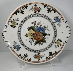 Villeroy Boch Alt Amsterdam Handled Cake Plate/ Platter/Dinner Plate Charger NOS - Picture 1 of 9