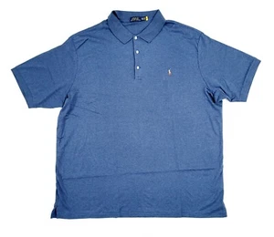 RALPH LAUREN Mens 2XLT POLO Shirt 100% Cotton Soft Touch CLASSIC FIT Knit TEE - Picture 1 of 24