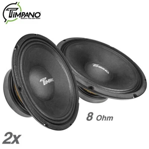 2x Timpano Audio TPT-MD10 v2 Midbass Lautsprecher 10 Zoll 8 Ohm 1600 Watt - Bild 1 von 7