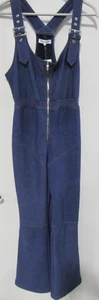 WeWoreWhat Sleeveless Ski Suit RETRO Denim Texture Dark Wash Size L *NWT* - Picture 1 of 5