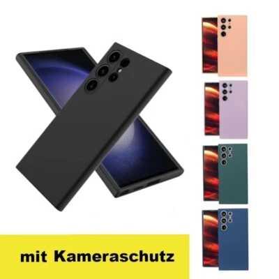 Hülle für Samsung Galaxy S24/S24 Plus/Ultra Kamera Schutz Handyhülle