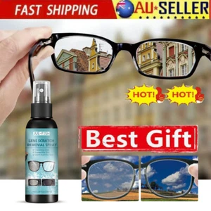 Lens Scratch Remover Sprays Eyeglass Windshield Glass Repair Liquid 100ml LR - Picture 1 of 13