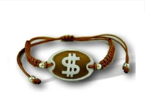 925 Sterling Silver Vintage in CAMEO and with Dollar Bracelet of Jewelry Italy  - Picture 1 of 2