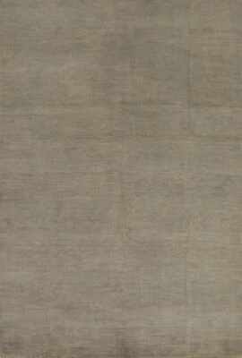 Stylish Gabbeh Solid Wool Contemporary Foyer Rug- Enhance Your Home Decor 5x7 ft - Image 1 of 4