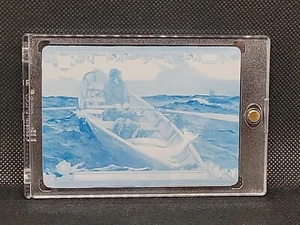 2023 Historic Autographs Gilded Age # 125 Winslow Homer Cyan Printing Plate 1/1 - Picture 1 of 2
