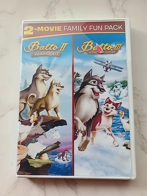 Balto II Wolf Quest & Balto III Wings of Change, 2 Movie Fun Pack NEW Kids DVD - Image 1 of 4