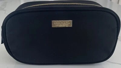 CAROLINA HERRERA Good Girl Bolsa Negro Artículos de Aseo Maquillaje Cosméticos Bolsa Estuche Nuevo Foto 1 de 4