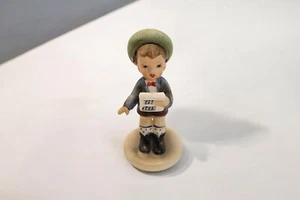 Vintage Ceramic Japan Small Choral Musician Boy Singer 3.5" Figurine - Picture 1 of 8