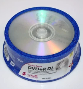 DVD Blank Office Depot Double Layer DVD+R DL Recordable Media 25 Pack New Sealed - Picture 1 of 1