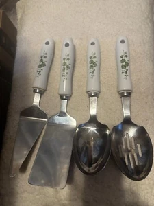 Vintage Corelle Coordinates Callaway Serving Utensils Spoon Slotted Pie Spatula - Picture 1 of 4