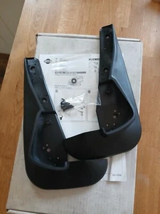 Nissan Almera Tino V10,front mudflap set, new genuine accessories.All Years. - Picture 1 of 3