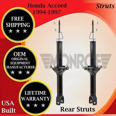 Monroe OEM Rear Struts For 1994-1997 Honda Accord Lifetime Warranty — 第 1/4 张图片