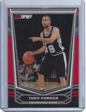 2008-09 Topps Tip Off Tony Parker #9 Red Parallel #1309/2008 