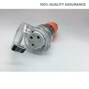 20 AMP 240V 3 Pin Female Plug Socket Outlet Weatherproof Plugs Extension - Picture 1 of 10