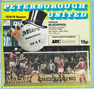 Peterborough United v Blackpool 1978/9 (28 Apr) - Picture 1 of 1