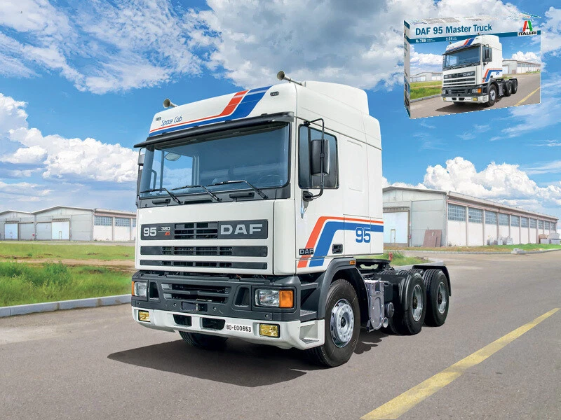 Modellino camion model kit di montaggio Italeri DAF 95 MASTER TRUCK scala 1:24 - Immagine 1 di 1
