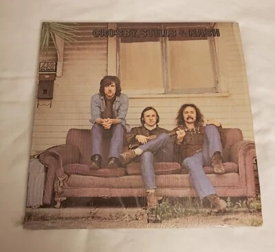 Crosby, Stills & Nash Self-Titled Vinyl LP Atlantic SD 19117 Lyrics Poster - Image 1 of 4