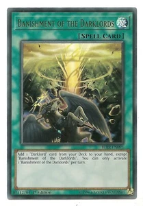 Banishment of the Darklords BLRR-EN093 ultra seltene Yu-Gi-Oh Karte 1. Auflage Neu - Bild 1 von 3