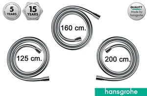 Tubo flessibile doccia Hansgrohe Isiflex cromato 28276000 28272000 28274000 - Foto 1 di 11